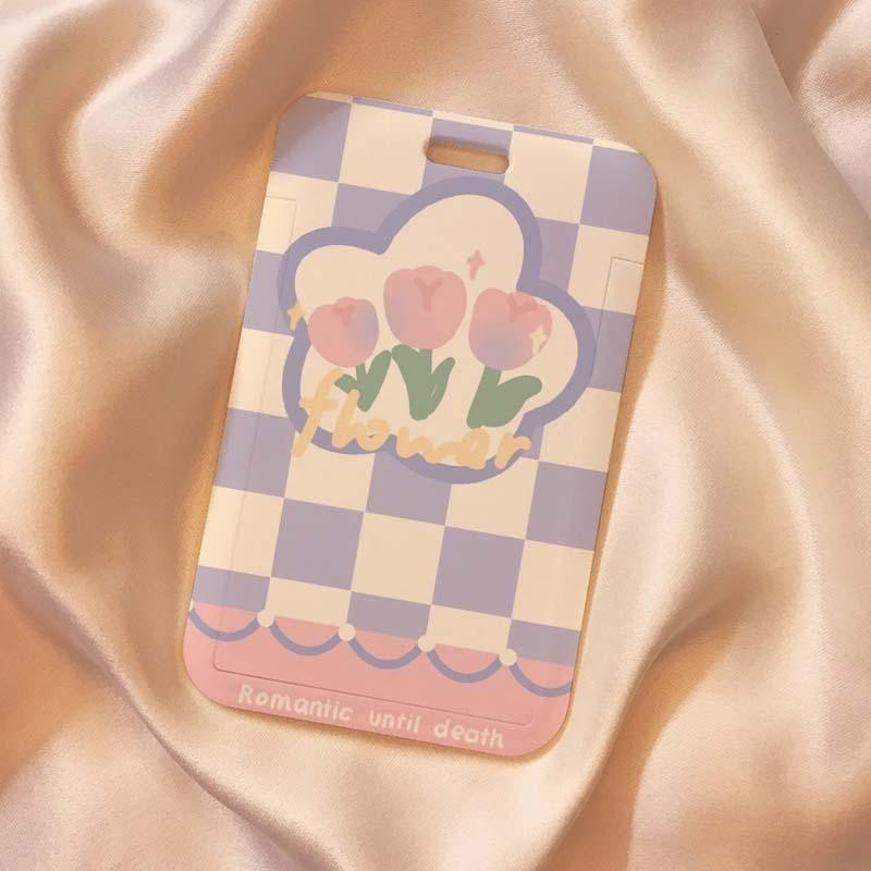 

Id Card Holder Motif Kawaii Tempat Kartu Photocard Photo Card Pesanan Hadiah Khusus Flower