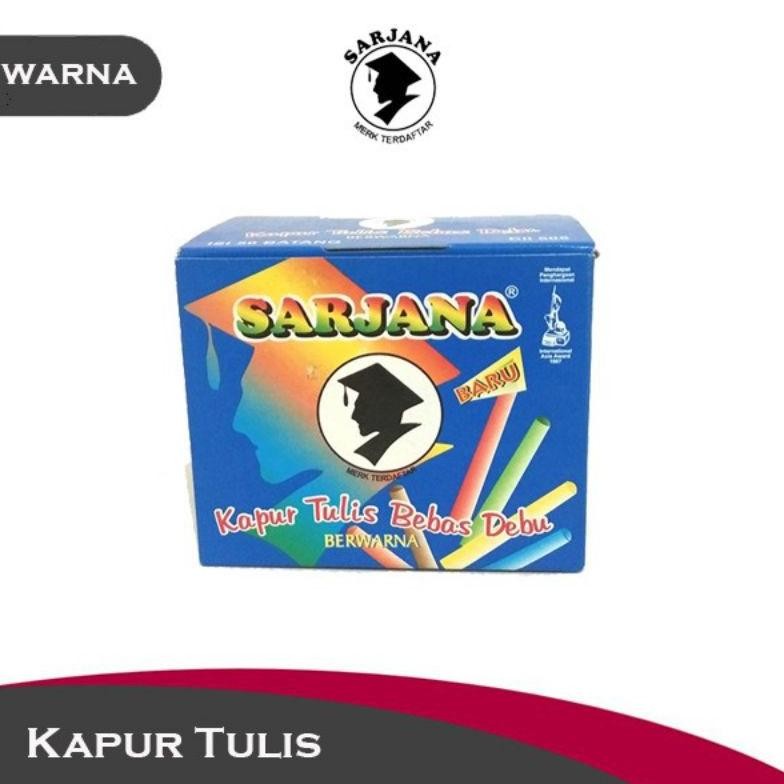 

Termurah Kapur Tulis Sarjana Bebas Debu +Free Buble Wrap( 1Pak/50Batang ) Terpopuler