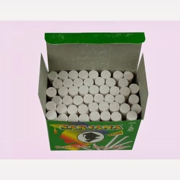 

New Kapur/Kapur Papan Tulis/Kapur Tulis Warna Putih Sarjana - 1 Kotak Isi 50 Batang Harga Terjangkau