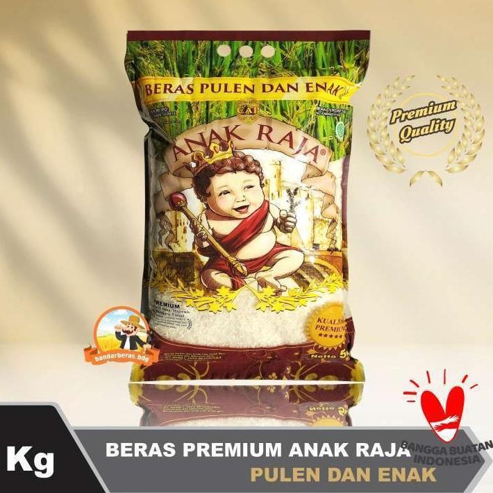 

READY STOCK Beras Anak Raja Pulen dan Enak Kemasan |3kg |5kg |10kg |
