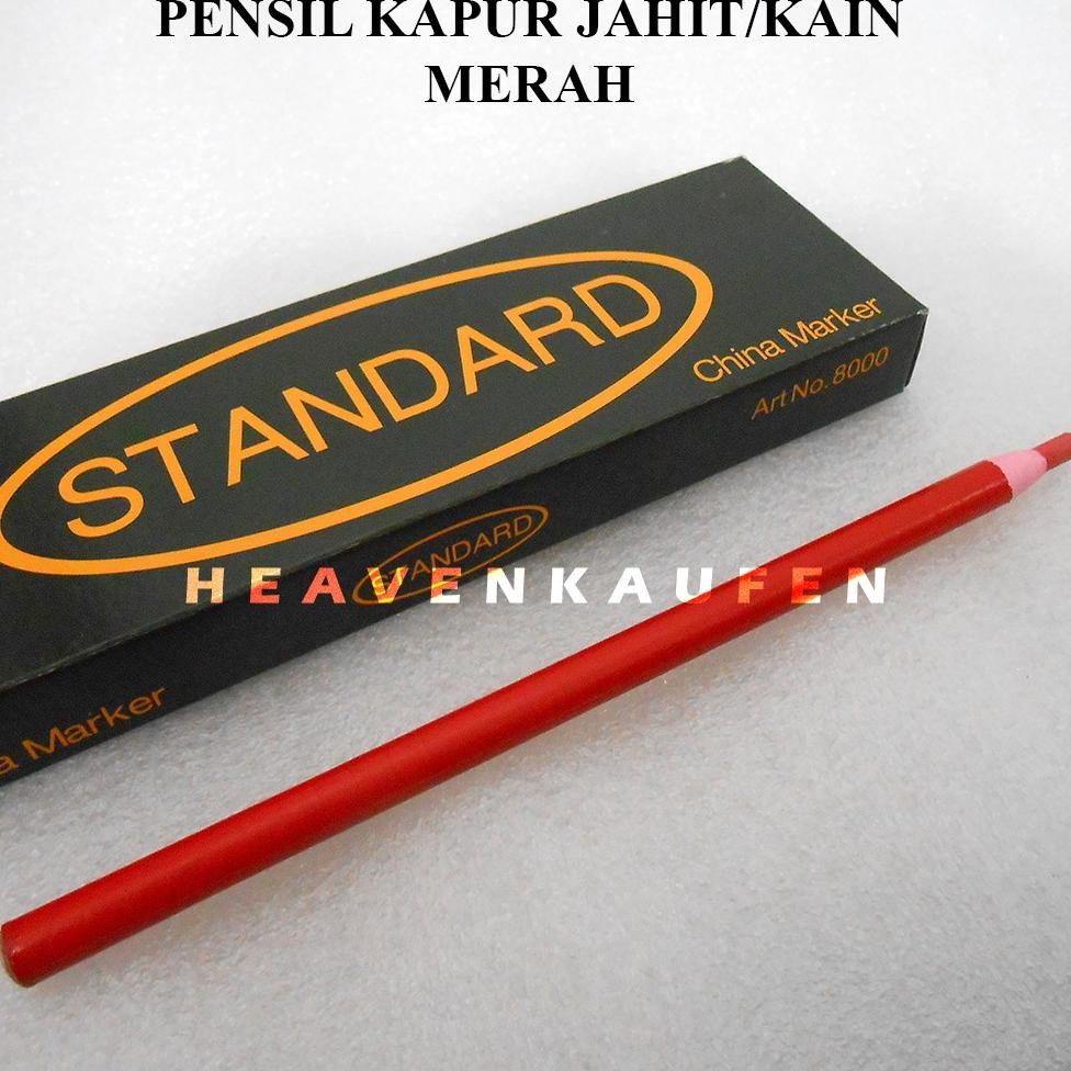 

Terlaris Pensil Kapur Kain / Kapur Pensil Jahit (Chalk Pencil) Merah Paling Laris