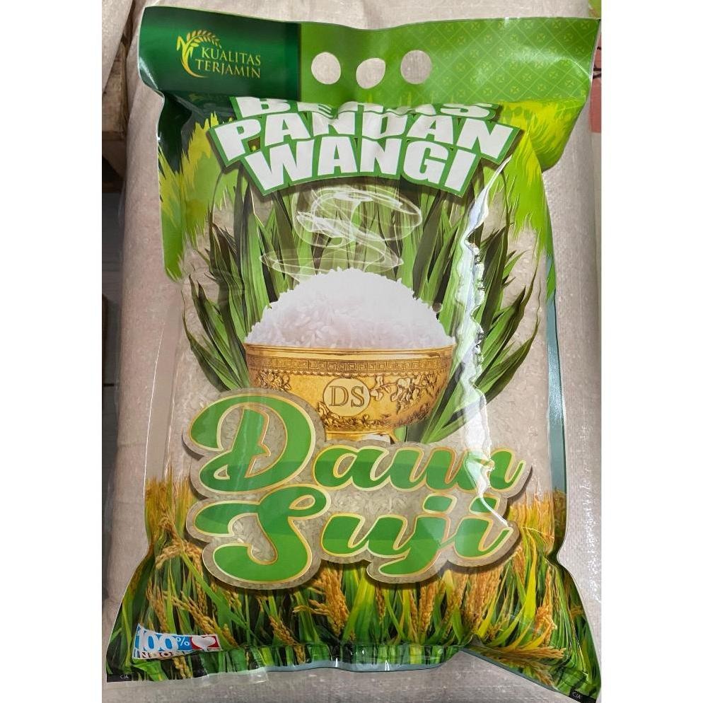 

READY STOCK Beras kemasan 5kg premium pandan wangi best seler murah putih bersih enak puleun pulen