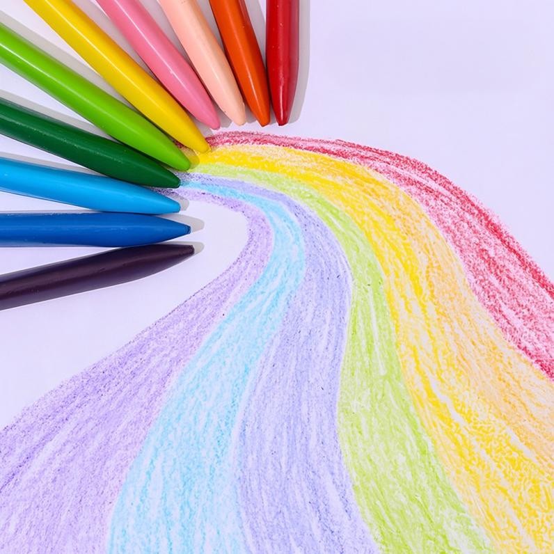 

Aman Terbaik Crayon Mewarnai / Crayon Anti Air Anti Kotor Tangan / Pensil Warna
