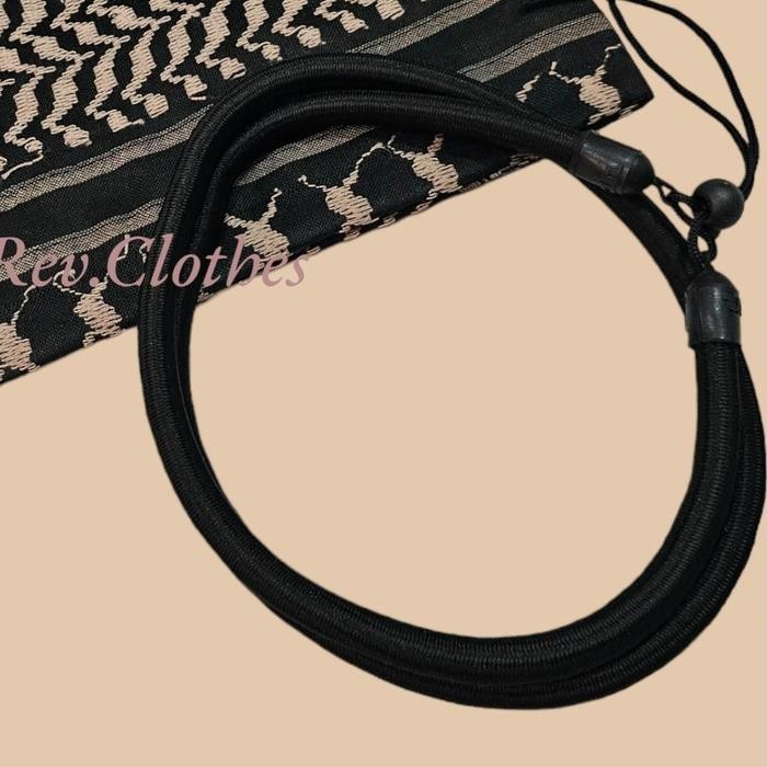 Outiva- Igal Sorban Arab Dewasa Ikat Kepala Sorban Perlengkapan Haji Dan Umroh Pria