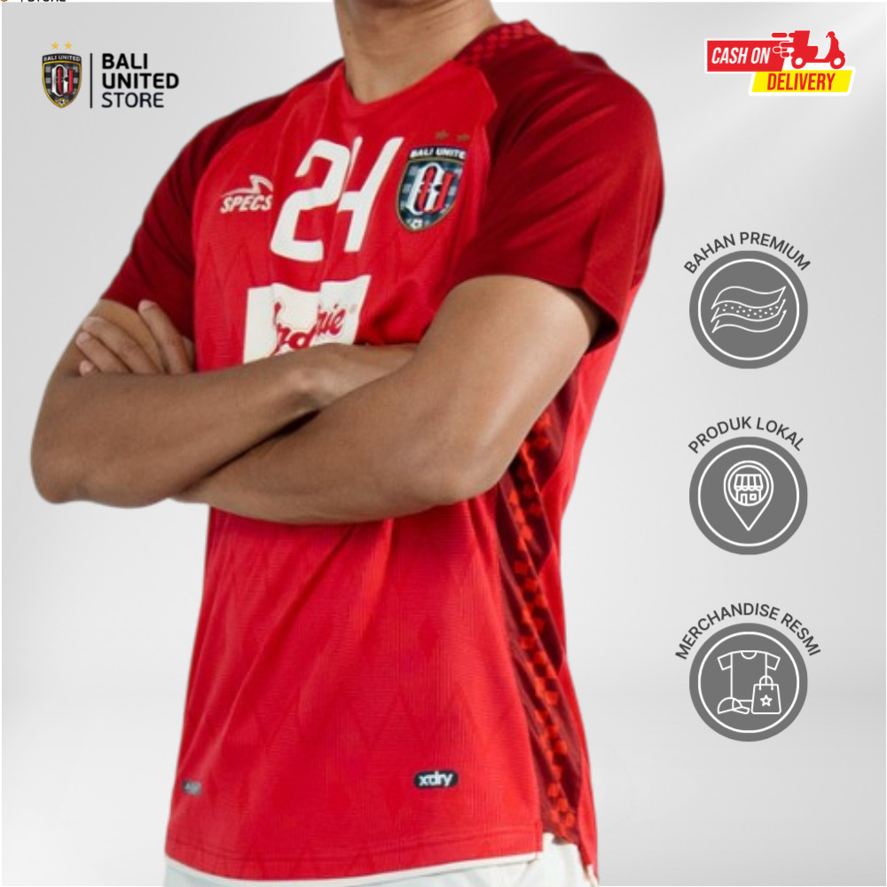 Bali United Jersey Bola FC Home Official AFC 2023 - Official Merchandise Original