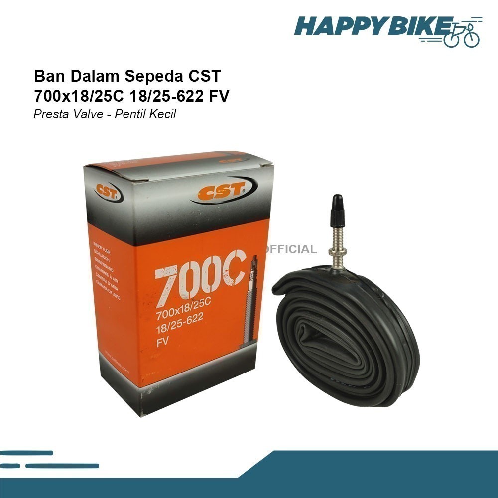 CST Tube Ban Dalam Sepeda Road Bike Gravel Hybrid 700 x 18/25 40mm FV FIXIE
