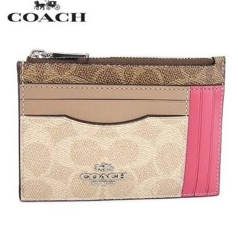 

TERMURAH Large Card Case in Blocked Signature Canvas (89484)