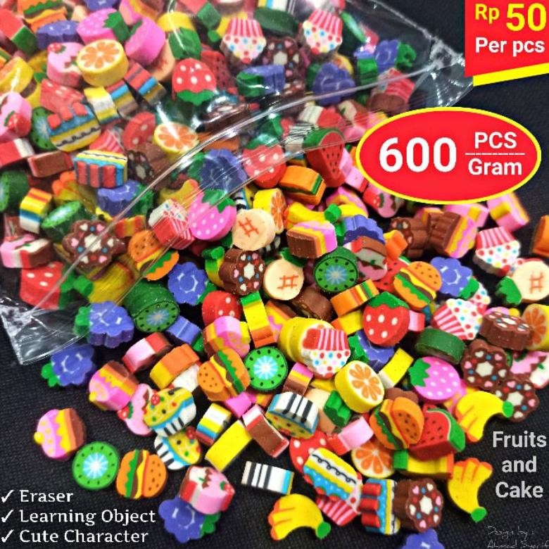 

Canggih Grosir 600 Pcs / 600 Gram Penghapus Mini Karakter - Koleksi Atk Eraser Penghapus Pensil Sekolah Anak