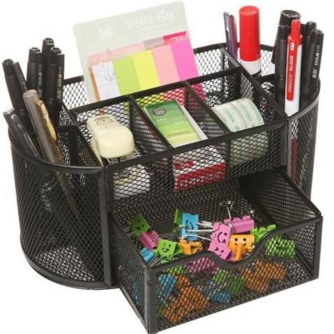 

PROMO tempat bolpen keranjang laci micro star 9077