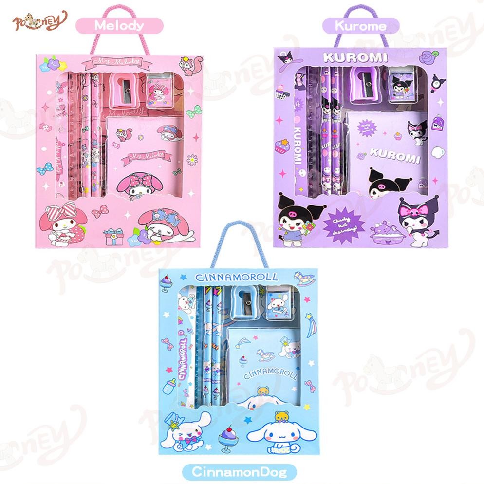 

Special Poney Kotak Pensil Anak Set 6 In 1 Stationery Hadiah Anak Alat Tulis Set