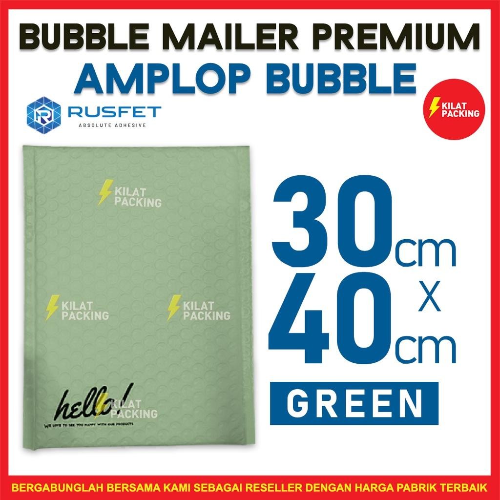 

Amplop Bubble Mailer Packing 30X40 Cm Envelope Padded Rusfet Green