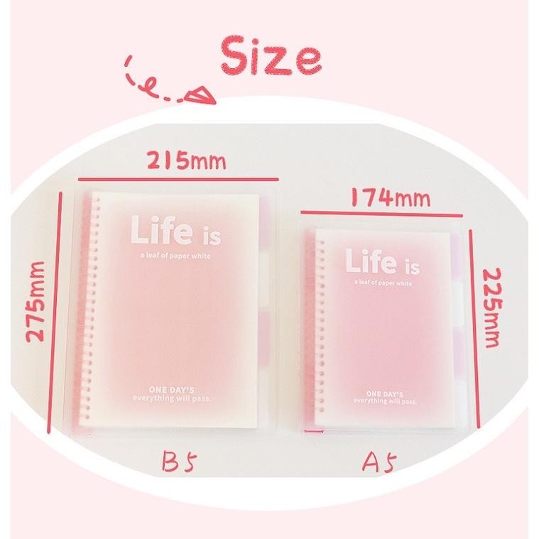 

Special Price Buku Binder A5 B5 / Notebook Aesthetic Korea Besar / Buku Jurnal / Buku Catatan Lucu / Sampul Buku Aesthetic / Loose Leaf Notebook Notepad / Buku Tulis Sekolah / Alat Tulis Stationery Siswa University