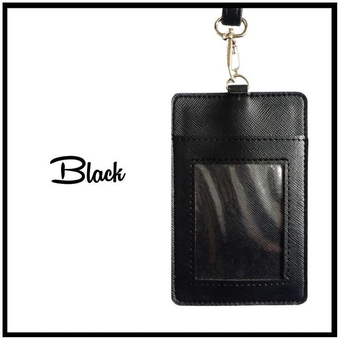 

HARGA DISKON SOUVENIR TEMPAT KANTONG KALUNG KARTU ID CARD / NAME TAG HOLDER BLACK