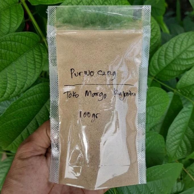 

Serbuk Bubuk Akar Purwoceng Purwaceng Murni Isi 100 Gram