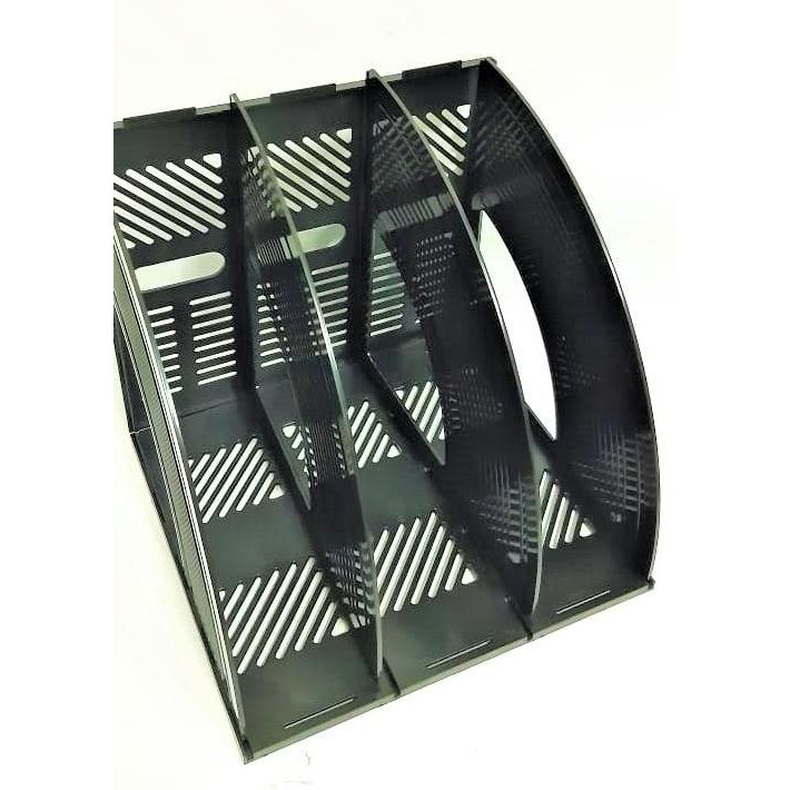 

TERMURAH BOX FILE MAJALAH BUKU BESAR PLASTIK 3 SUSUN BOOK STAND PLASTIK DTR-329