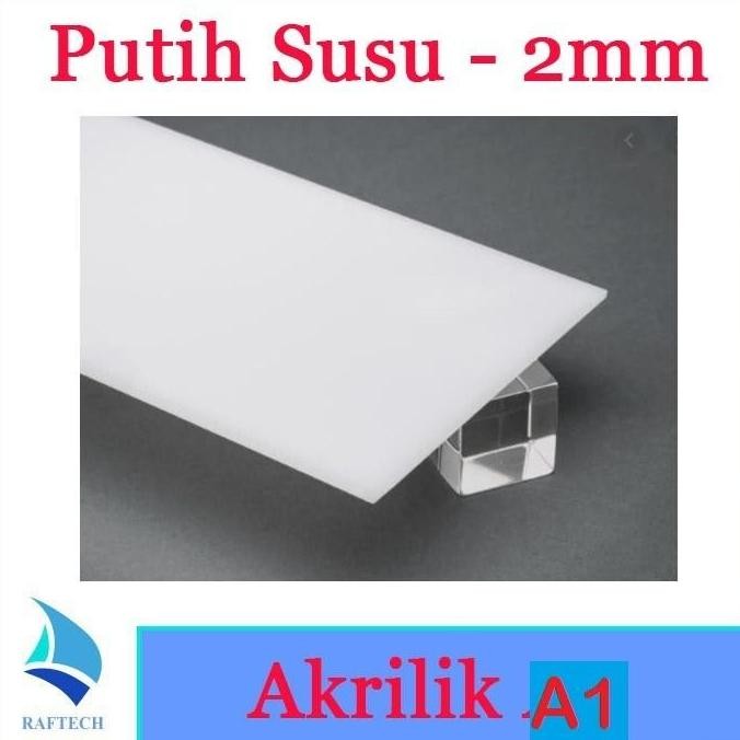 

MURAH Akrilik / Acryic A1 Tebal 2mm Acrylic Putih Susu Marga Cipta