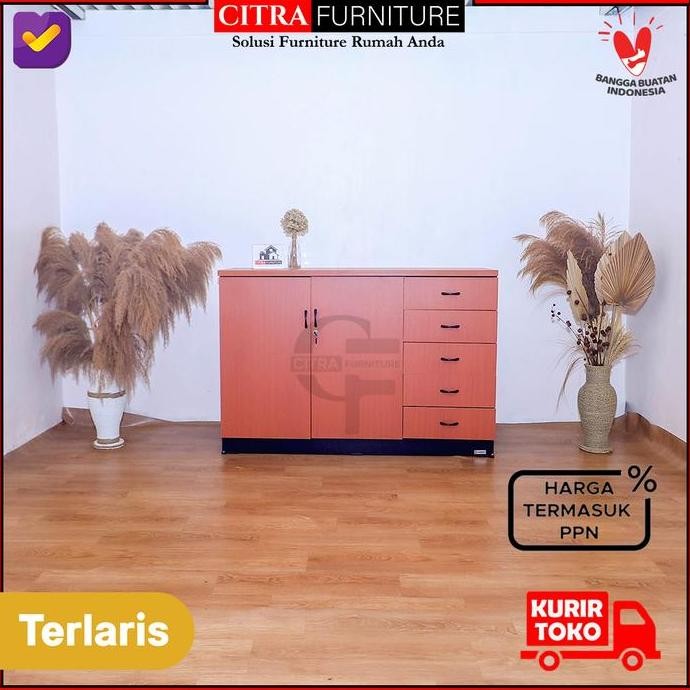 

JUAL LUNAR Lemari Arsip Kayu 3 Pintu Laci Pendek|Kabinet Kantor File