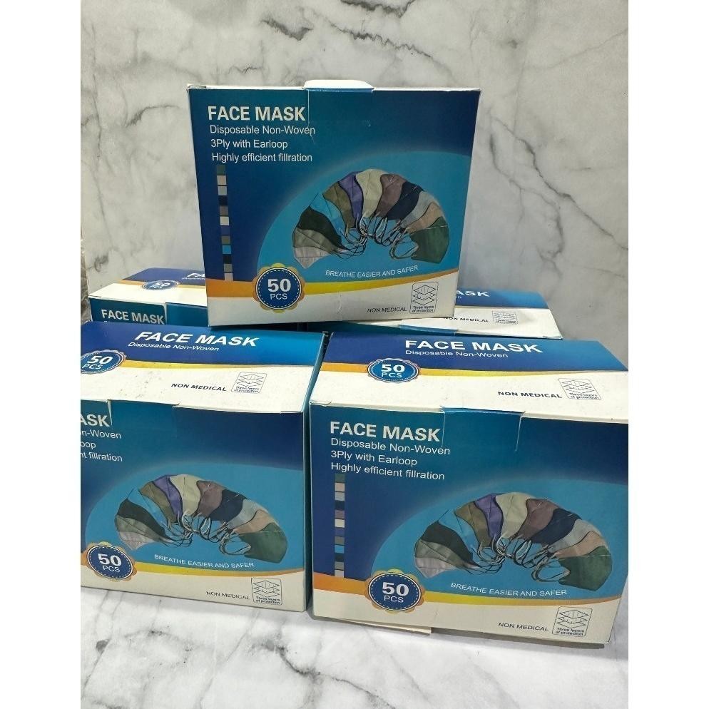 NEW PAKET 12 PACK MASKER DUCKBILL ISI 50 PLUS BOX IMPORT