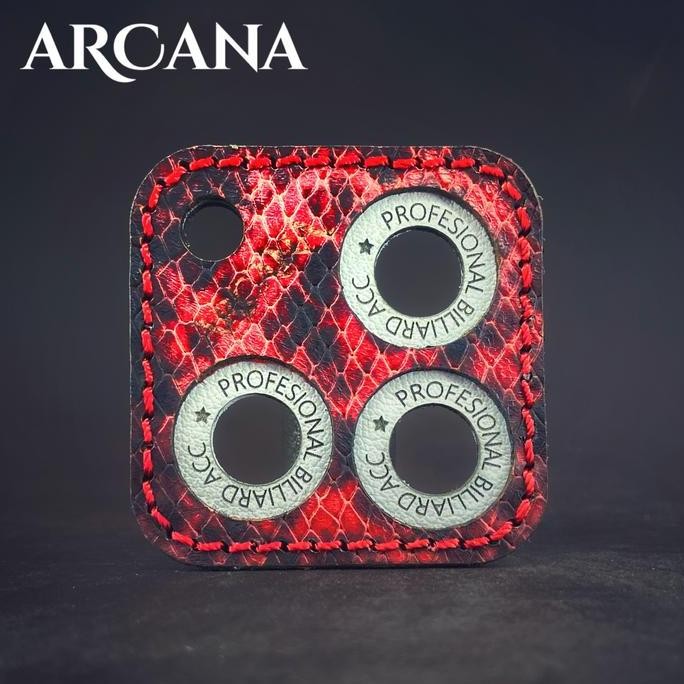 

HOT SALE Joint Protector Holder 3 Cue - Leather Snake " Red Volva