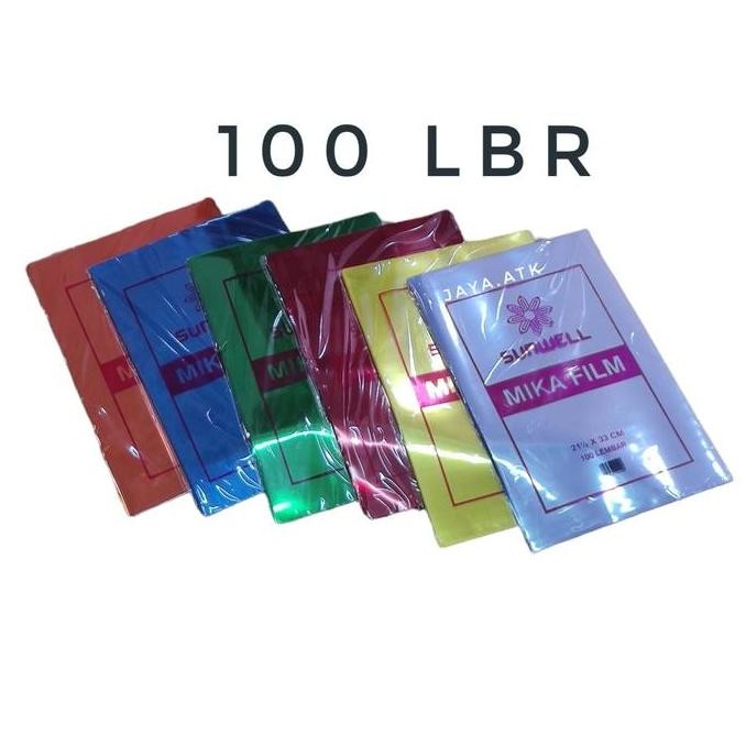 

JUAL PLASTIK MIKA JILID FOLIO BENING WARNA 100 LBR COVER BUKU PLASTIK