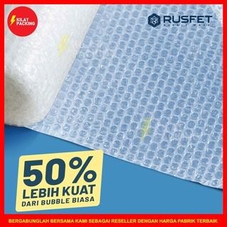 

Plastik Bubble Wrap 50Meter Rusfet Bubblewrap Buble Packing Babel Wrap Tebal Roll