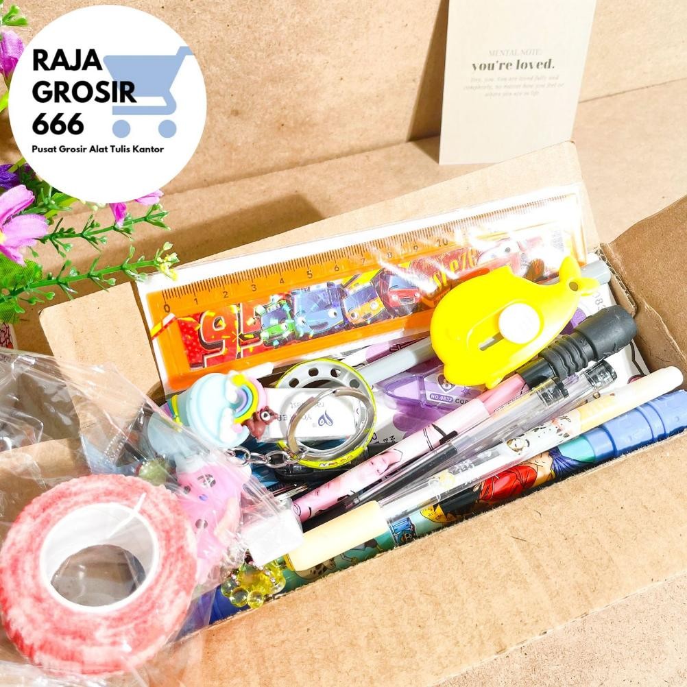

Luar Biasa Box Paket Isi Alat Tulis Ukuran 20X8X8 Cm