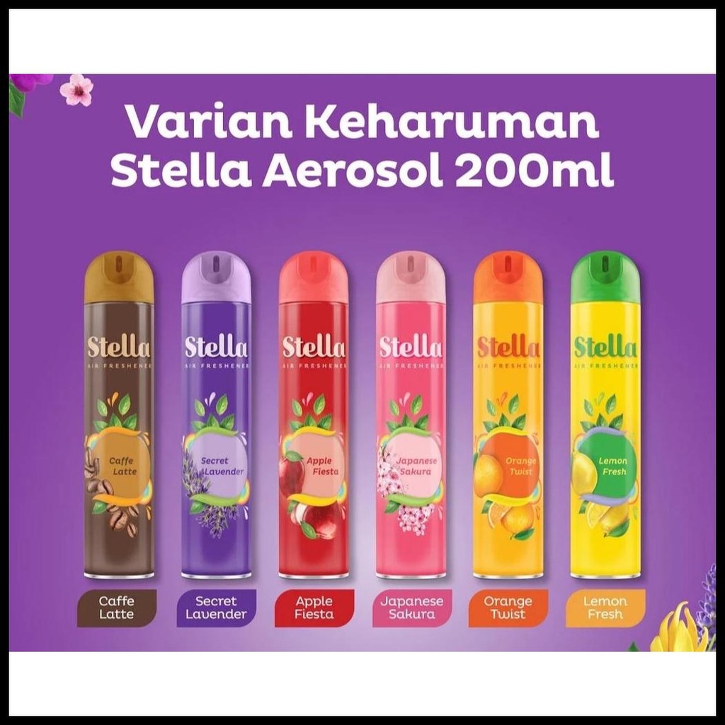 STELLA SPRAY 200ML / PENGHARUM RUANGAN