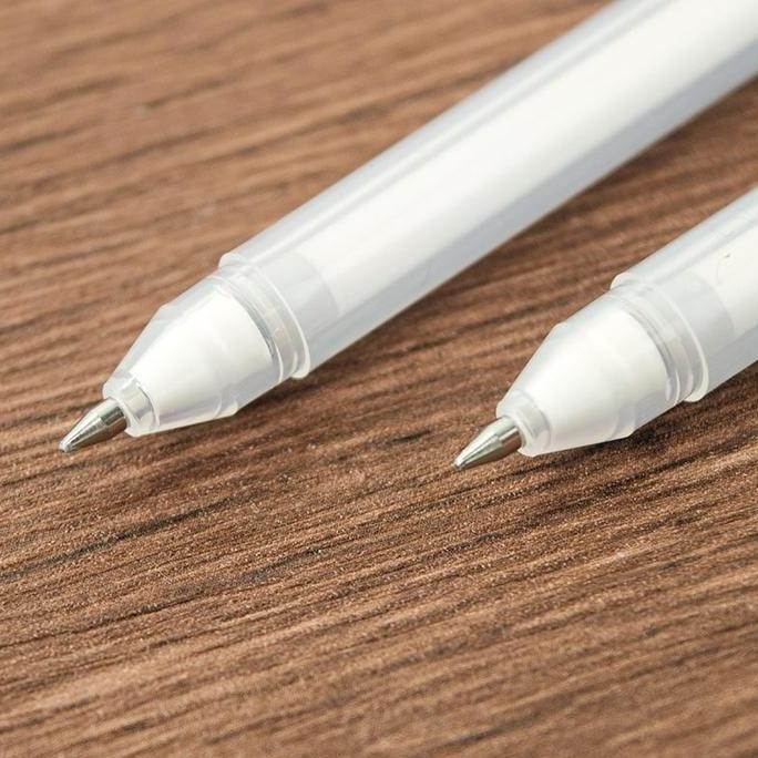 

Big Sale !!! [Creativ] Panmomo White Gel Ink Pen Pulpen Tinta Putih Hitam Pena