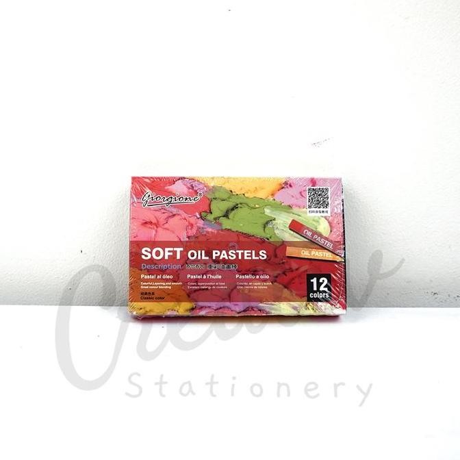 

Hot Sale !!! Giorgione Soft Oil Pastel Crayons 12 24 36 48 Colors Warna G-Op