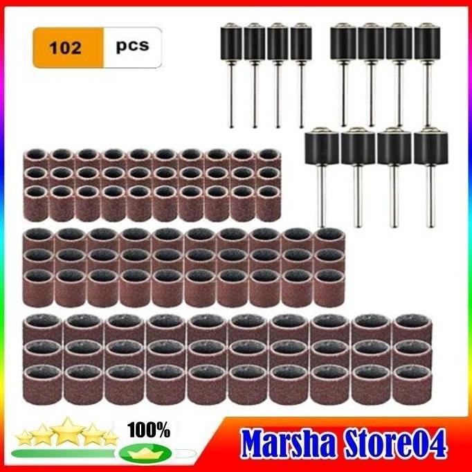 Promo | 1 Set Mata Amplas Gerinda Mini Untuk Kayu/Logam