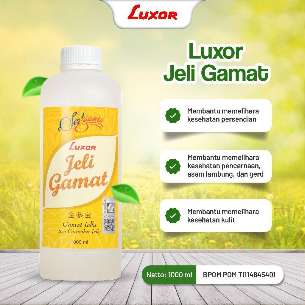 Jeli Gamat Luxor Jeli Gamat 1000 Ml | Jelly Gamat Cair Luxor 1 Liter Jelly Gamat 1000Ml Original - T