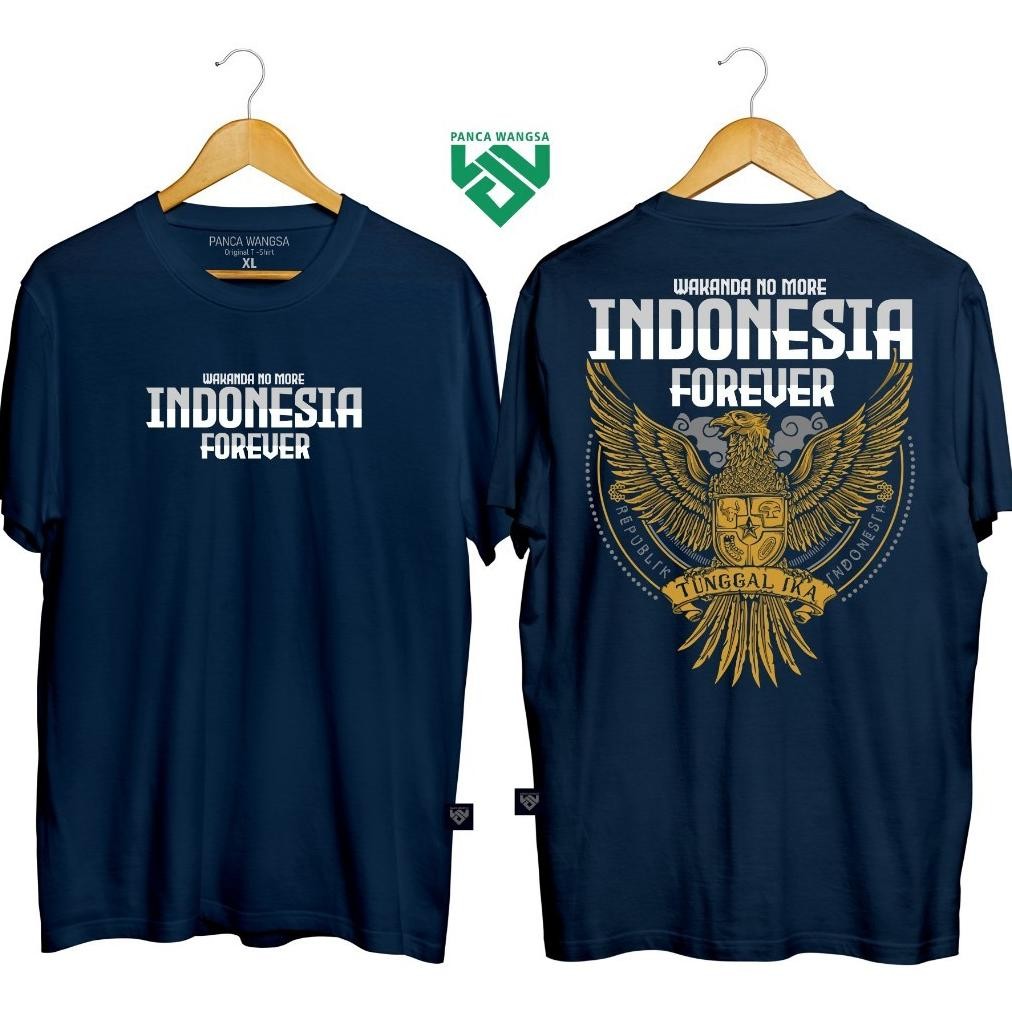 Promo V2 Kaos Anis Moda Anies Moda Wakanda No More Indonesia Forever Premium