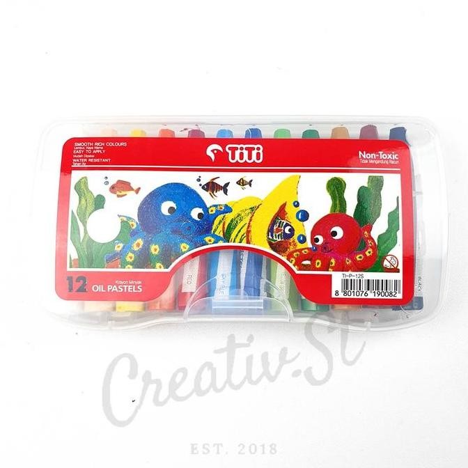 

Segera Miliki !!! Titi Crayon Oil Pastel 12 Warna Case