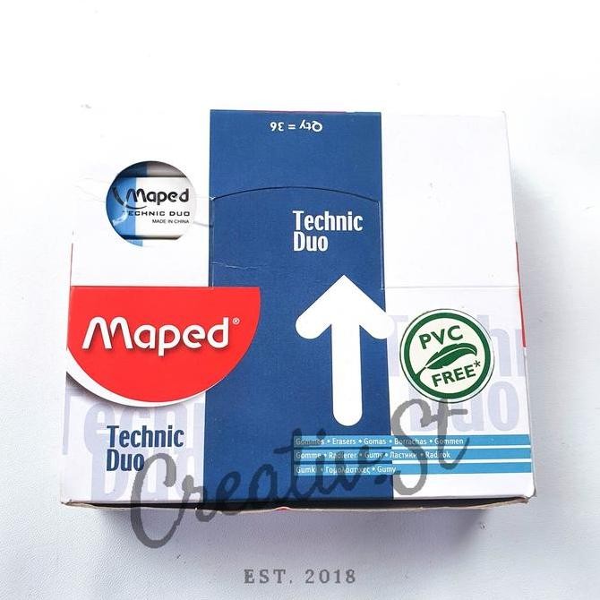 

Segera Miliki !!! Maped Penghapus Pensil Bolpen Pena Technic Duo Eraser (1 Pcs)