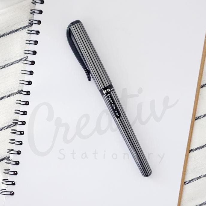 

Termurah !!! M&G Sign Pen Bolpen Hitam 1.0 Mm Stick Expert Gel Black Barrel