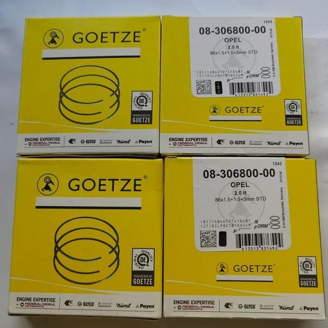 Ring Piston Ring Seher Opel Blazer Sohc Dohc Barang Ori