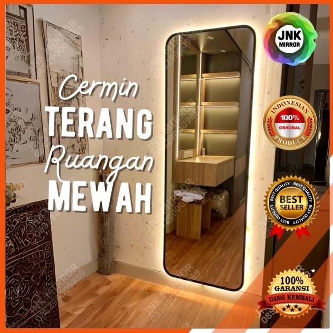 Cermin Lampu Panjang Full Body Dinding Co