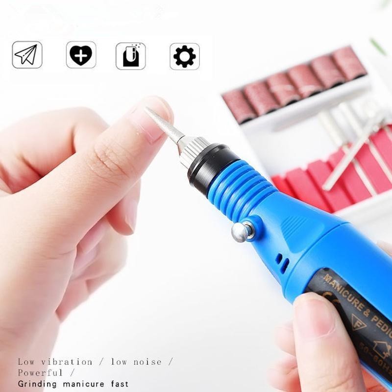 Mesin Manikur Electric Kuku Mesin Bor Mini/ Mesin Bor Gerinda Mini Drill Set Mini Grinder