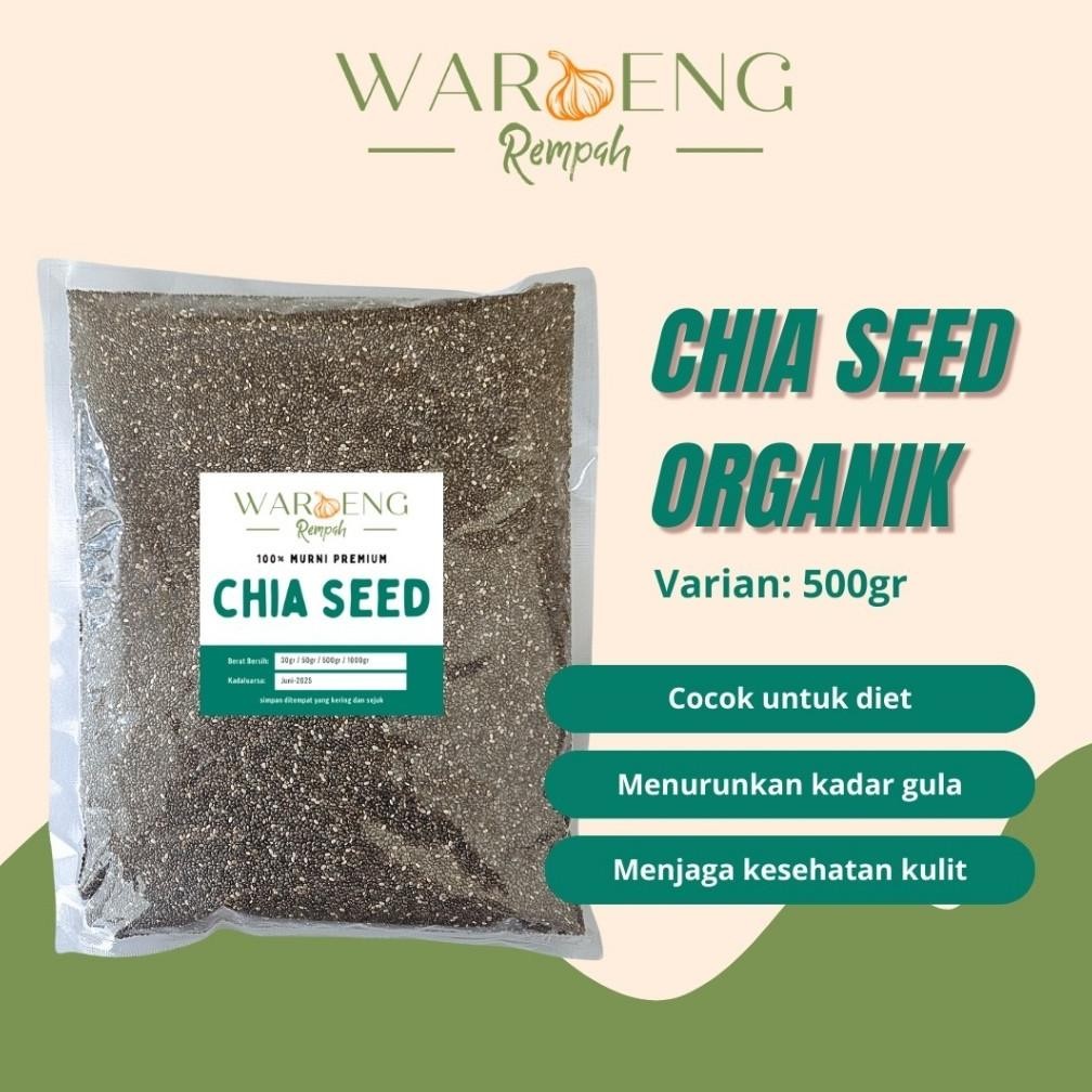 

Chia Seed Organik 500gr / Waroeng Rempah Murah - Rempah MSH