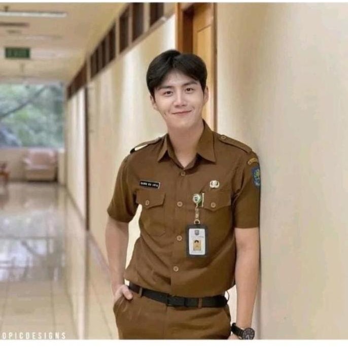 SETELAN SERAGAM PNS PRIA | SERAGAM KERJA PEMDA GURU | SERAGAM ASN COWOK CELANA ROK TOYOBO Baju Safet