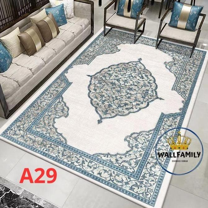 Karpet Lantai Eropa Import Polyester New Motif