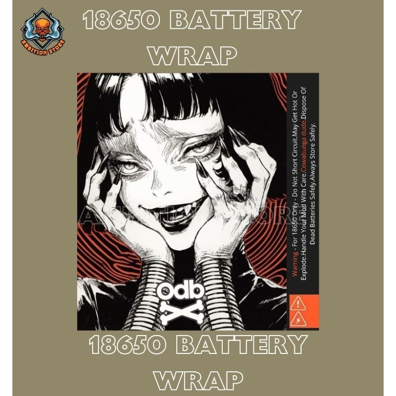 

Terlaris Ambitionstore Stiker Wrap Baterai 18650 Black V1 Series Pelindung Dan Penghias Untuk Segala Merek Garskin Premium Not Casing Bisa Custom *Promo*