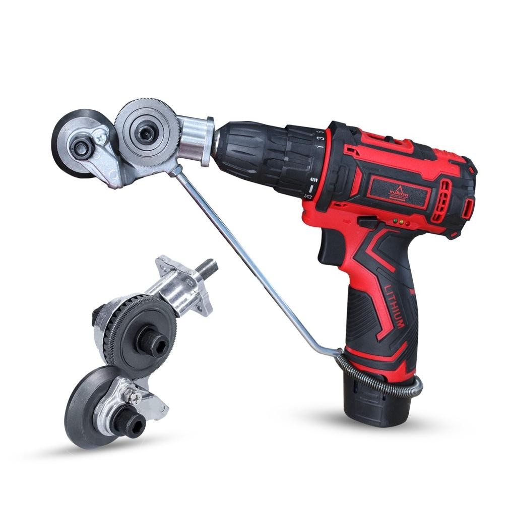 Adapter Bor Ke Gergaji Potong Seng Plat Metal Kepala Ganda multifungsi