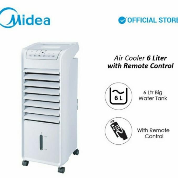 Air Cooler MIDEA AC100A Hitam/Putih MIDEA Air Cooler AC 100A