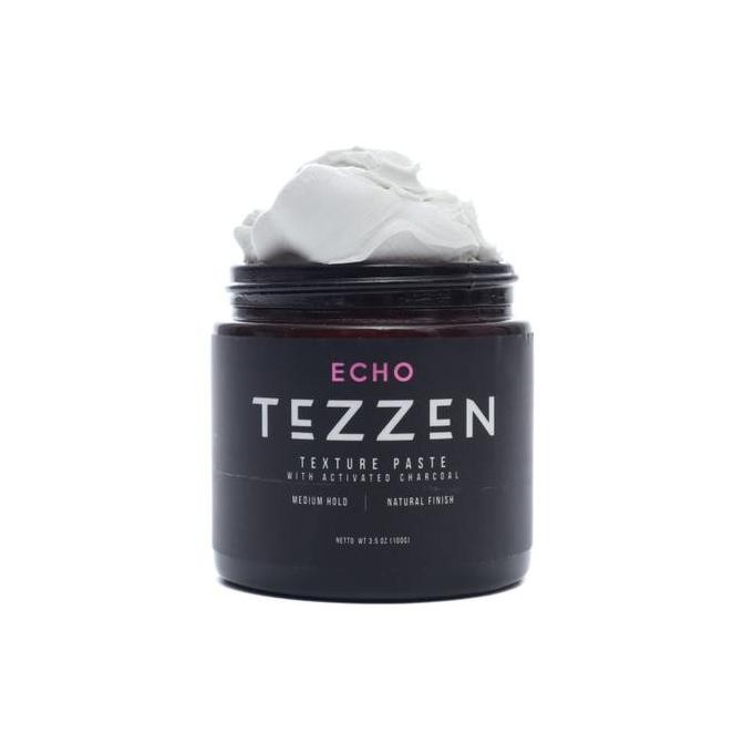 Grosir Tezzen Echo Activated Charcoal Texture Paste Tezzen Pomade Echo