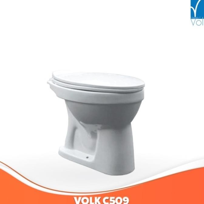 NEW Terlaris Volk Clematis C509 Toilet / Closet Duduk Siram
