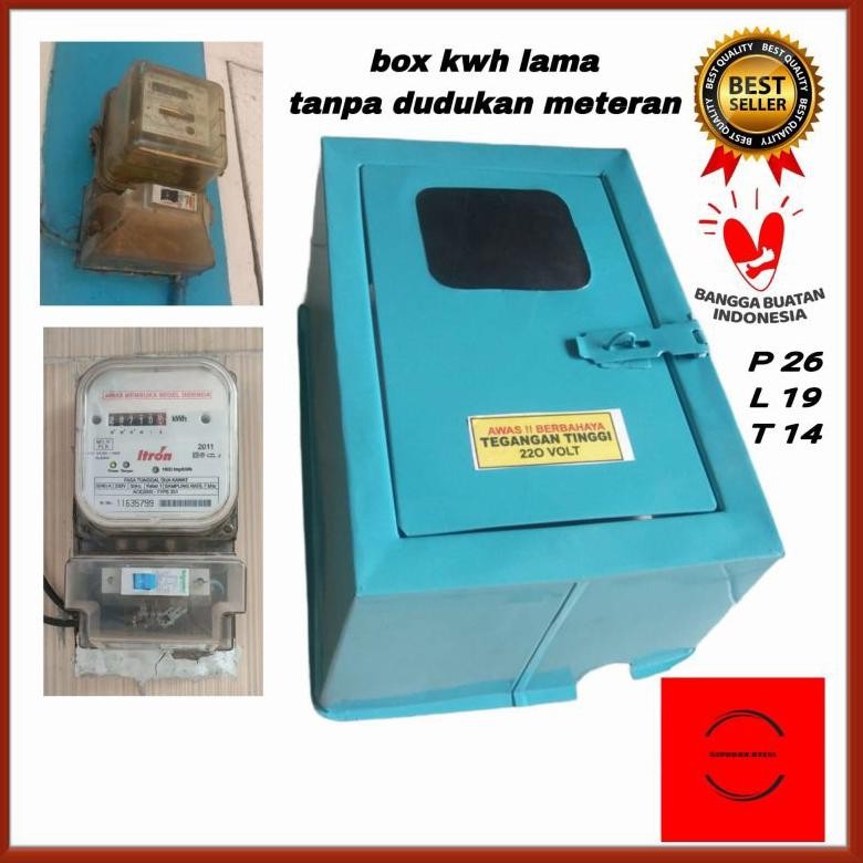 NEW Box Meteran Listrik Kwh Lama Ukuran Kecil.Tutup Meteran Listrik Model Lama Ukuran Kecil