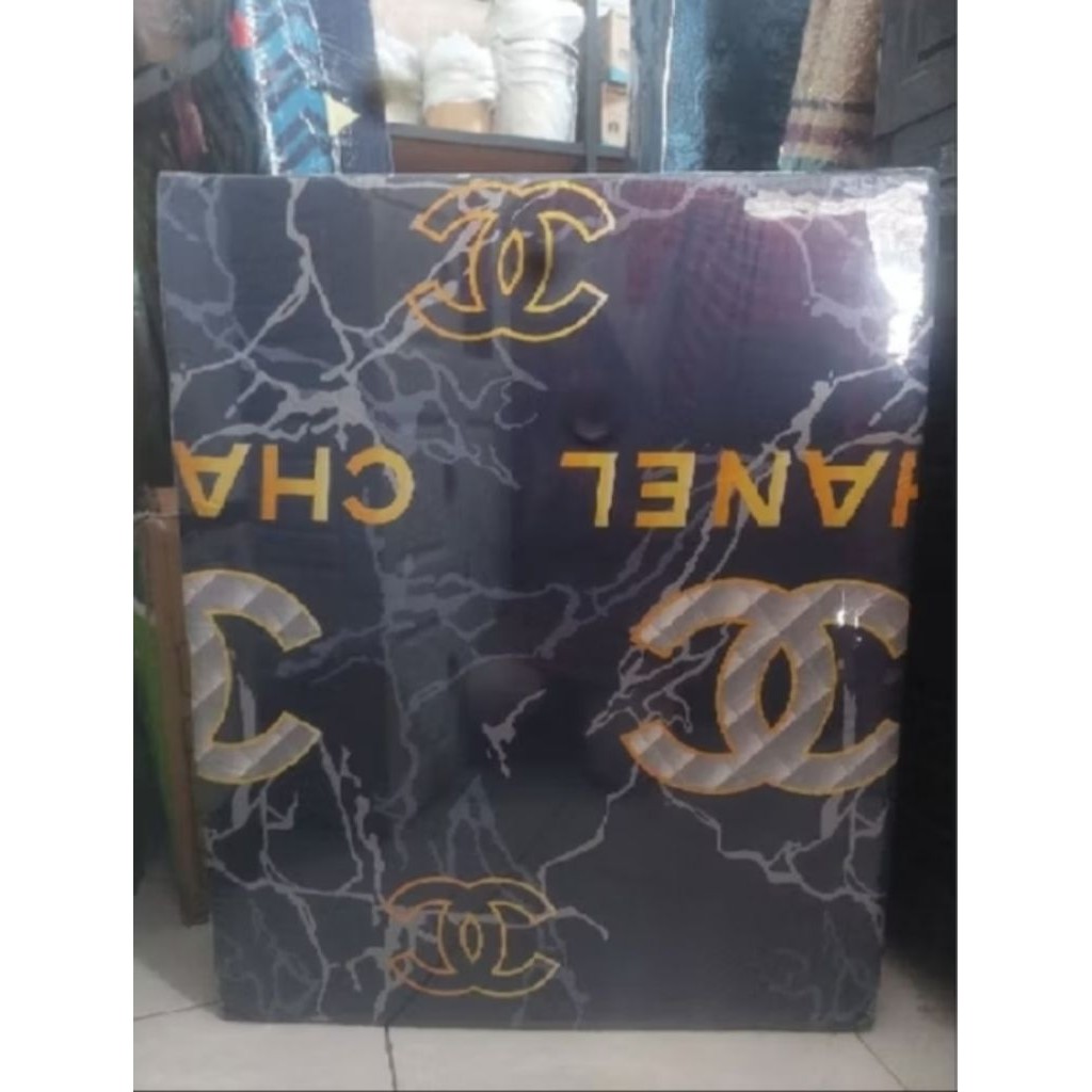 kasur lipat dua bahan dackron/kasur anak kos