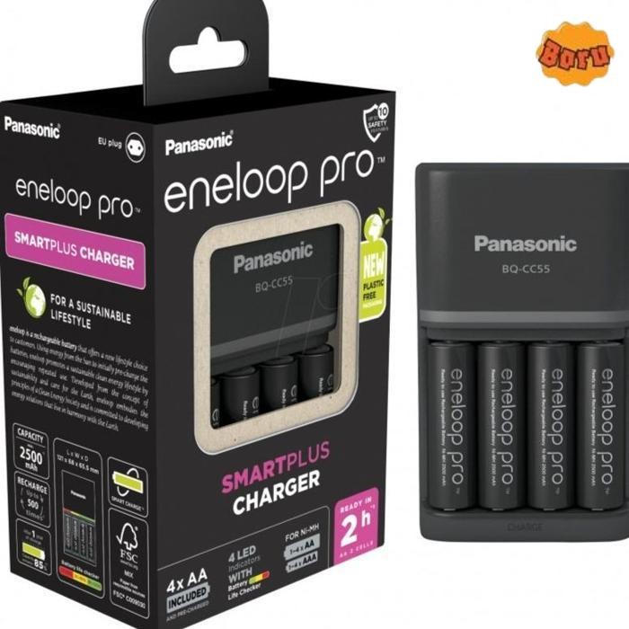Promo Charger Panasonic Eneloop Pro Aa 2500 Mah Original