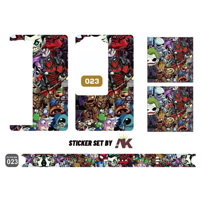 

Terlaris Set Lengkap Laminasi Doff B80 Pres 23 Stiker Garskin Premium Not Casing Bisa Custom *Promo*